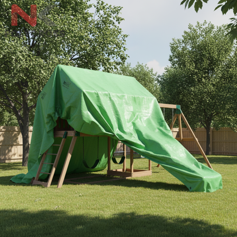 Playground Slide Cover - Color: Blue