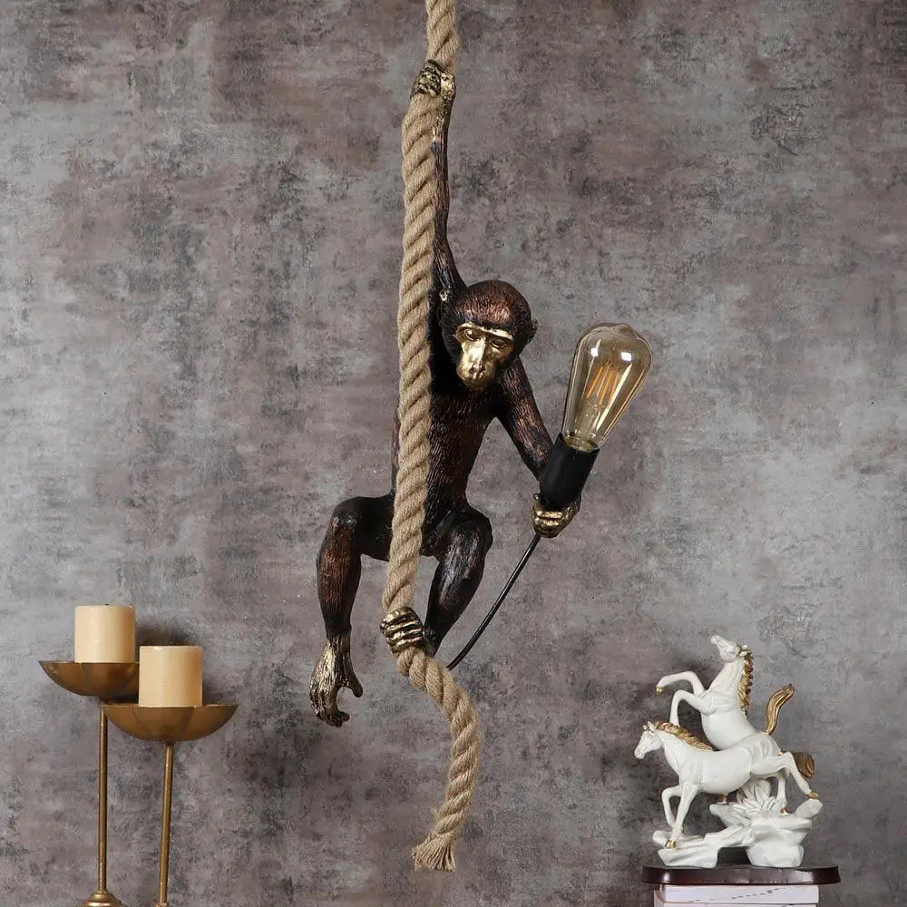 Monkey Hanging Light - Color: Warm