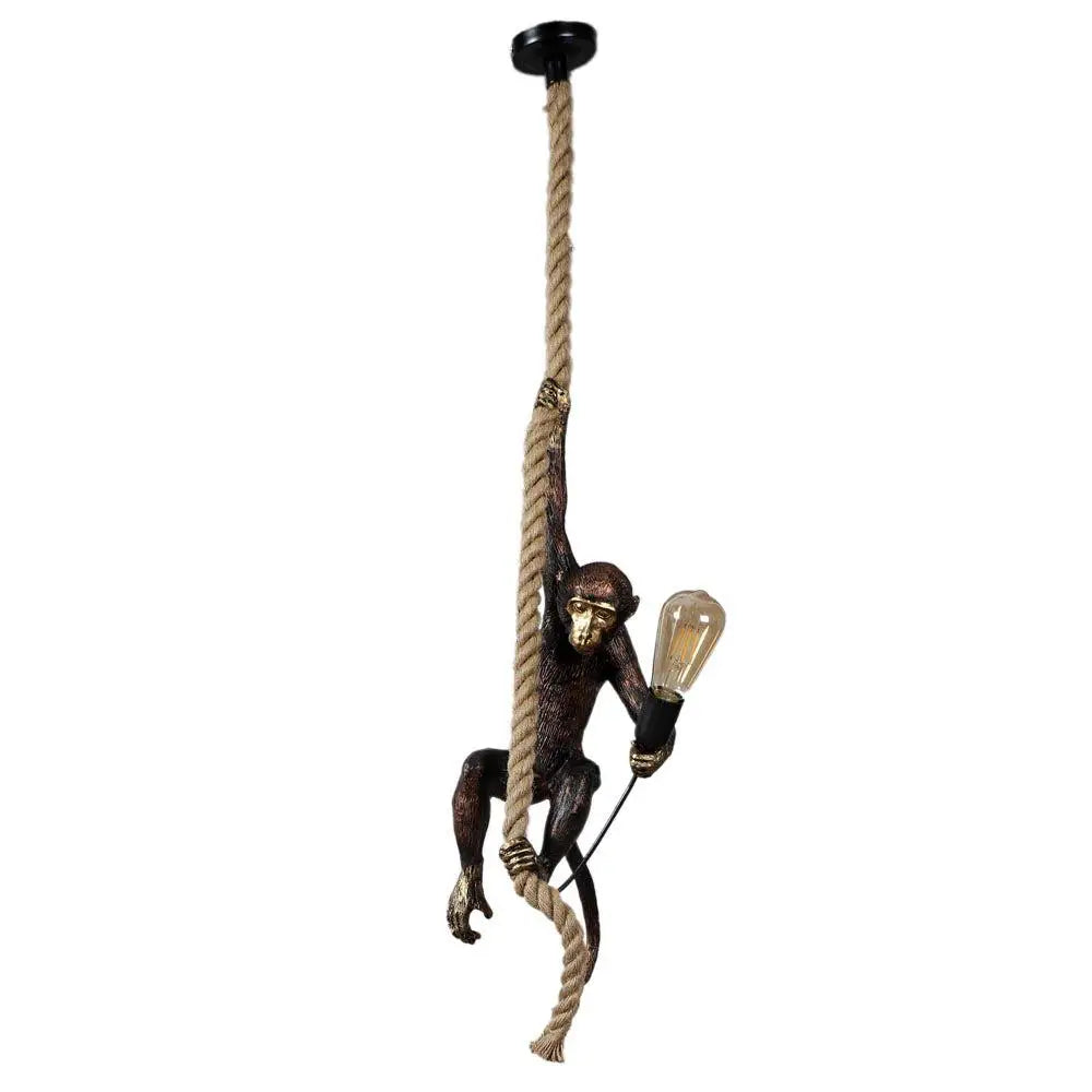 Monkey Hanging Light - Color: Warm