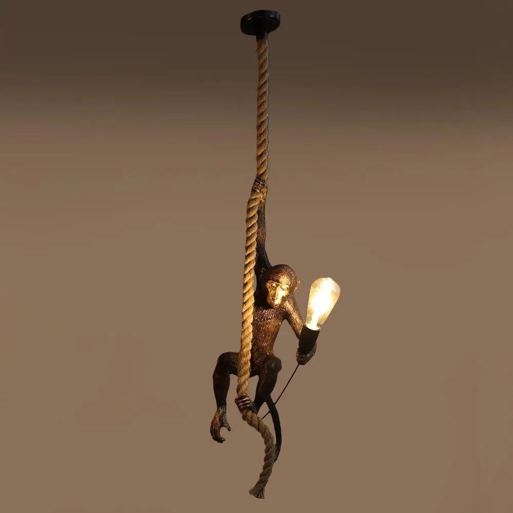 Monkey Hanging Light - Color: Warm