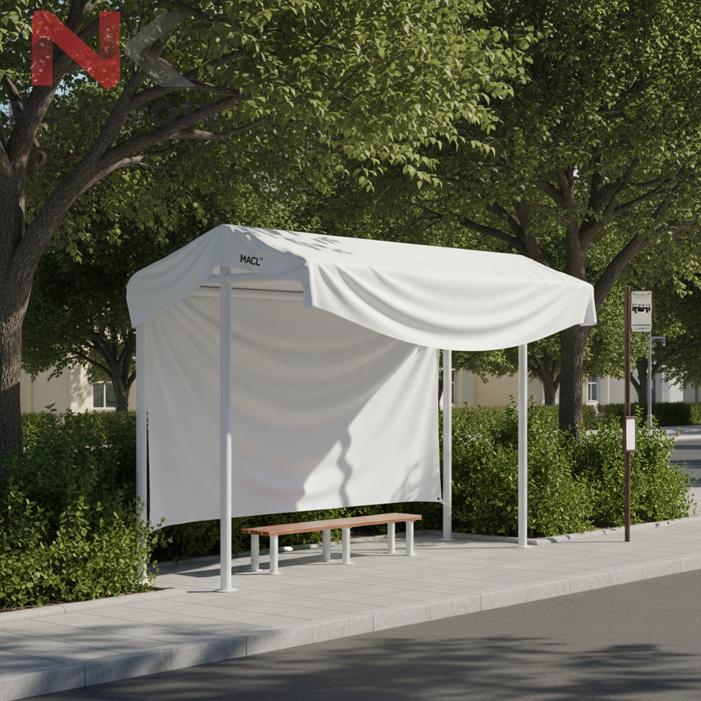 Bus Stop Shade Sheet - Color: Blue