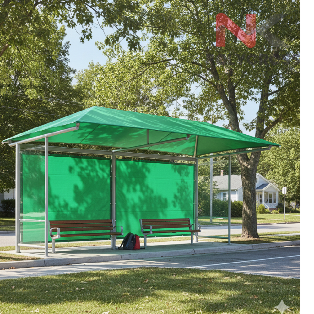 Bus Stop Shade Sheet - Color: Blue
