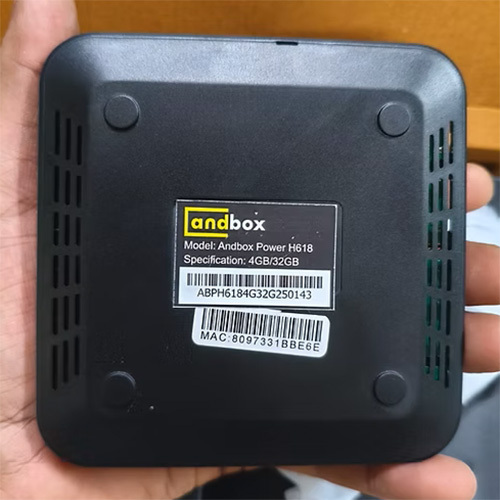 Andbox H618 Wifi6 Bluetooth 4GB 32GB 4K 5G Android 12 TV Box