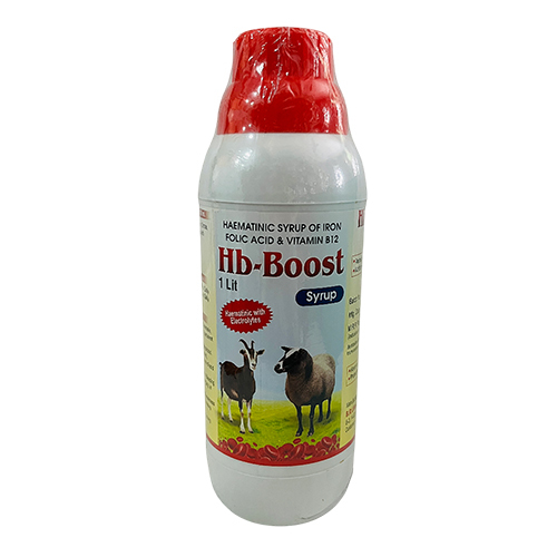 1 Ltr HB-Boost Haematinic Syrup Of Iron Folic Acid And Vitamin B12