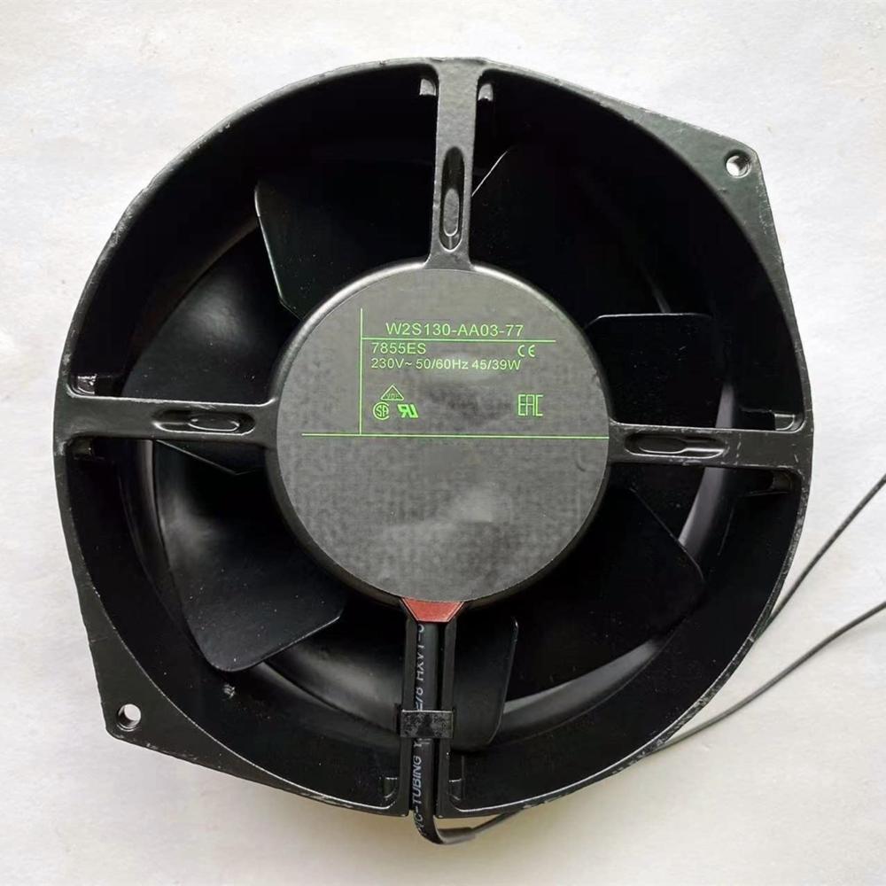 EBMPAPST W2S130-AA03-77 230V AC 45/39W 17255mm Ball Bearing Industrial Axial Cooling Fan (METAL)