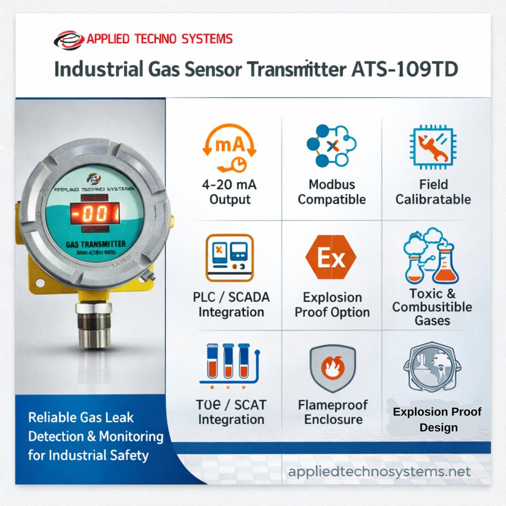 Gas sensor transmitters