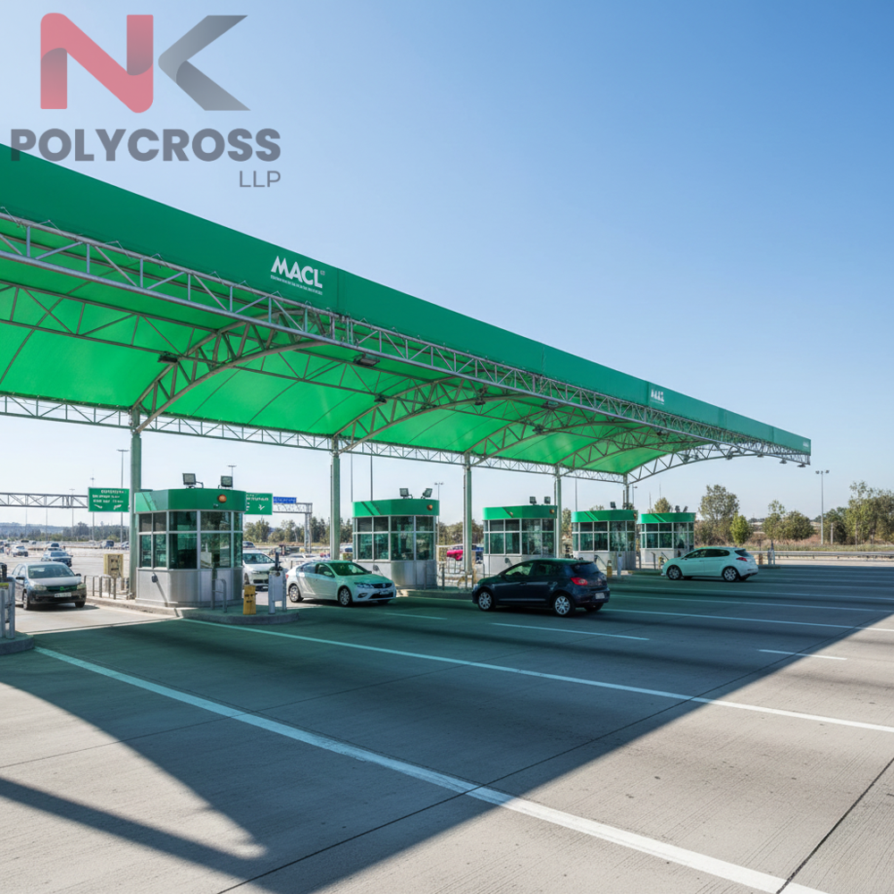 Traffic Barrier Cover - Color: Blue