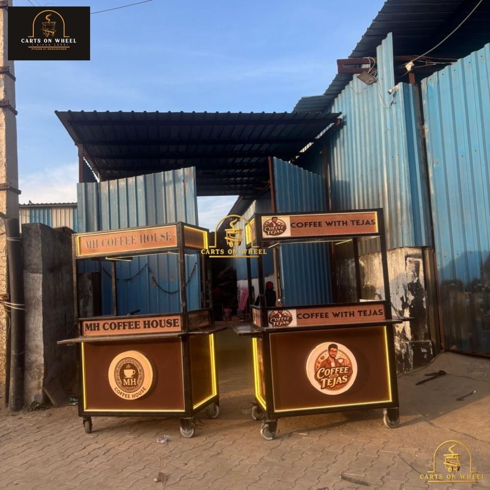 Coffee With Tejas Cart by cartsonwheel