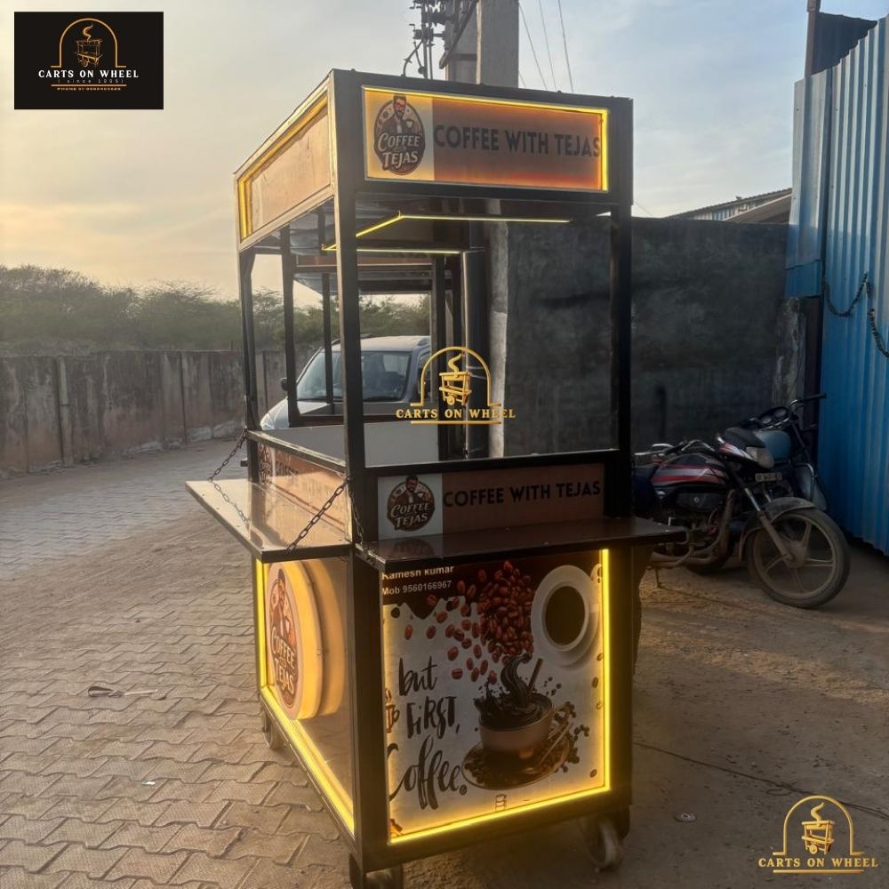 Coffee With Tejas Cart by cartsonwheel