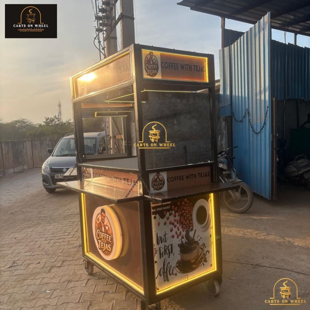 Coffee With Tejas Cart by cartsonwheel