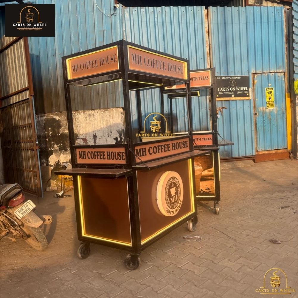 Coffee With Tejas Cart by cartsonwheel