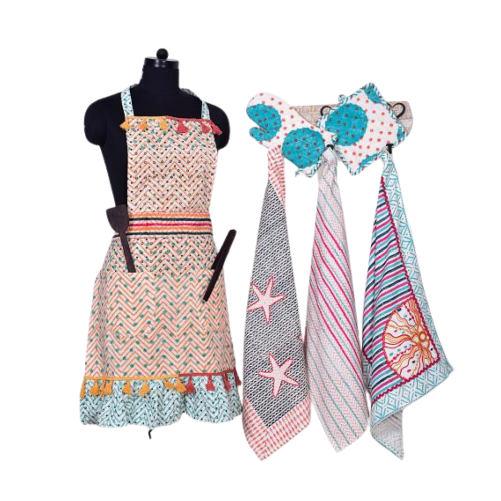 Kitchen Apron - Dimension (L*w*h): 33" Wide X 32" Long Inch (In)