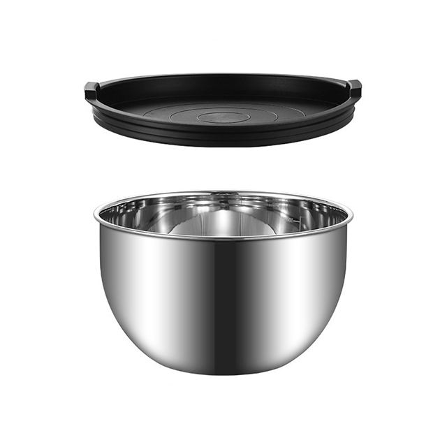High Quality Big Size Stainless Steel Basin Mixing Big Bowl for Salad and DIY Cake Mixing