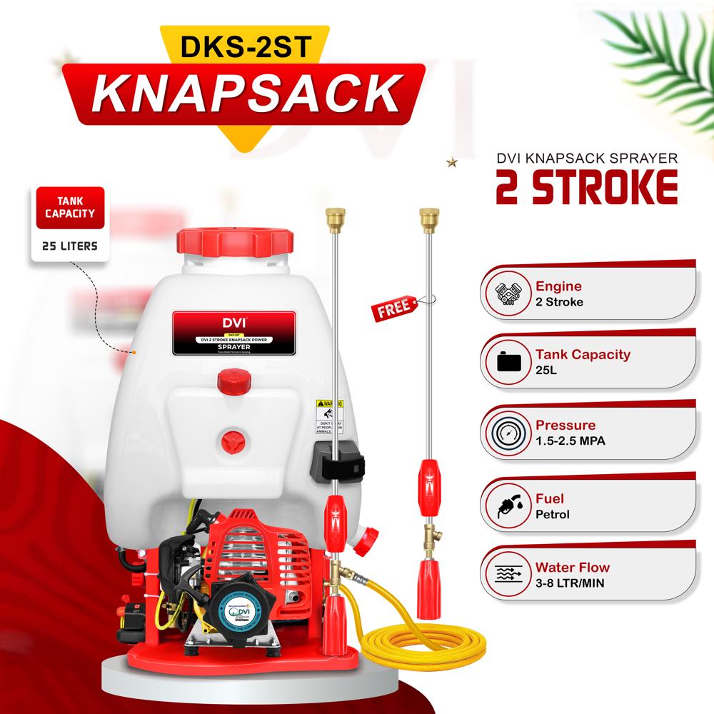 Knapsack Power Sprayer 2 Stroke - Capacity: 25 Ltr