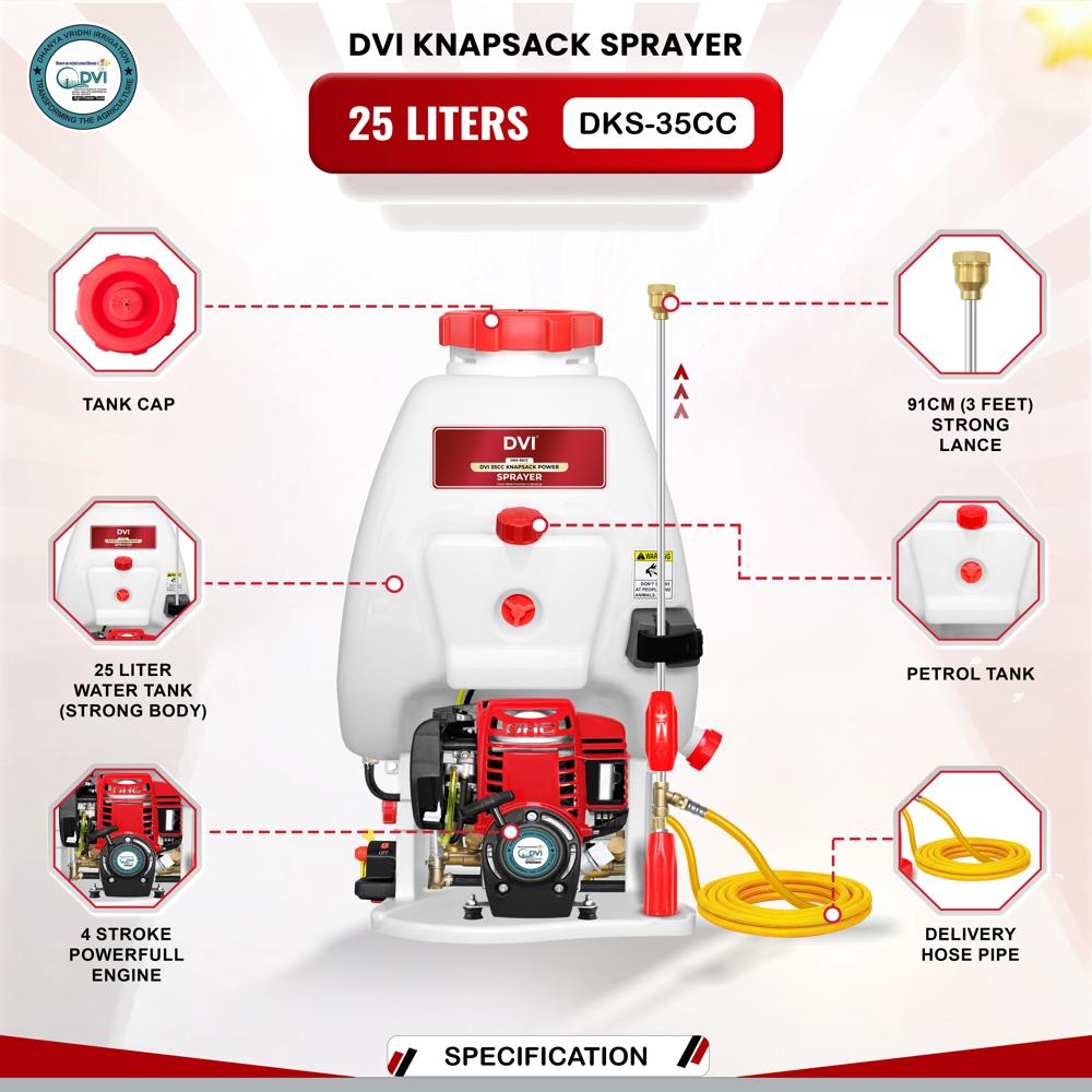 Knapsack Power Sprayer 35CC 4stroke