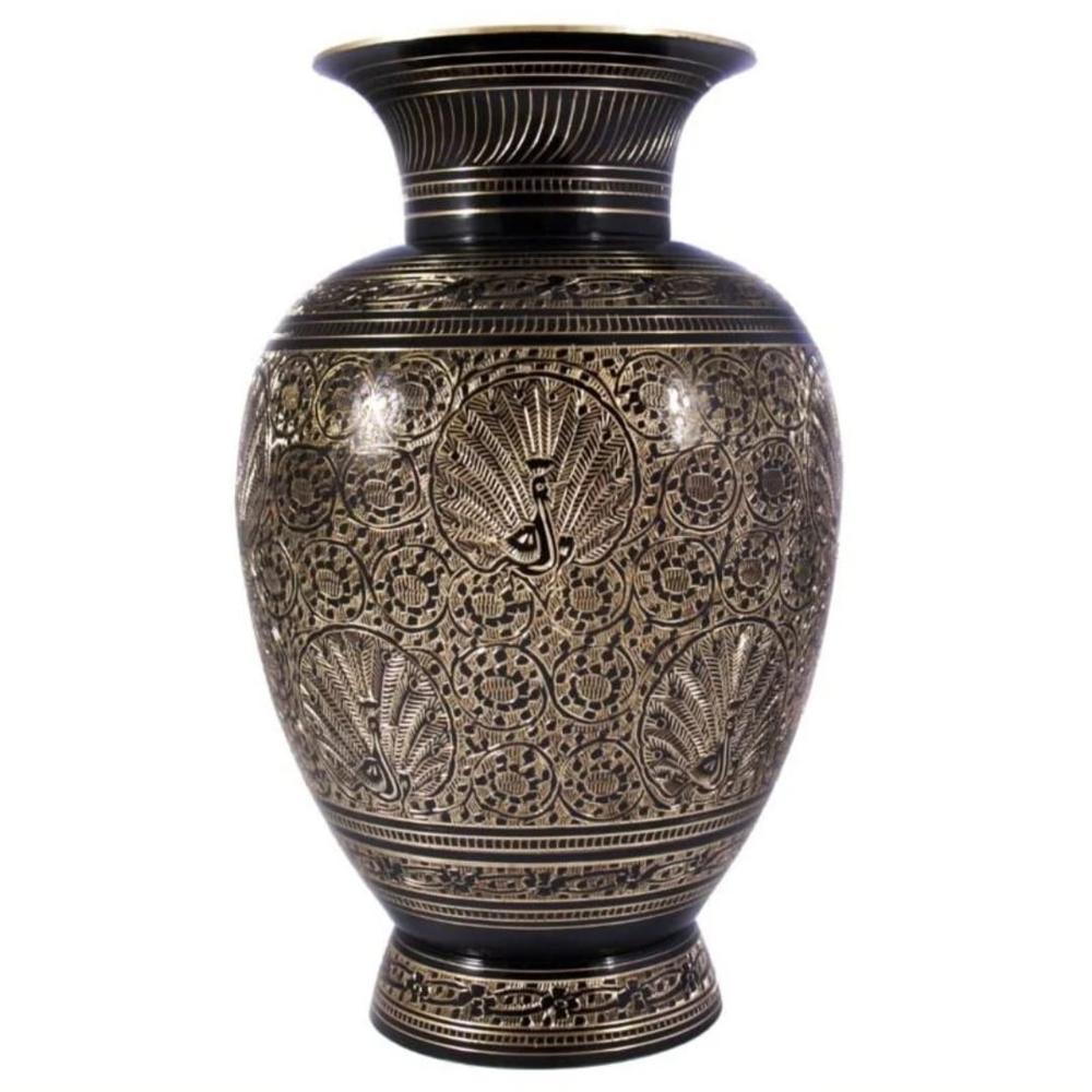 Brass Flower Pot - Color: Golden