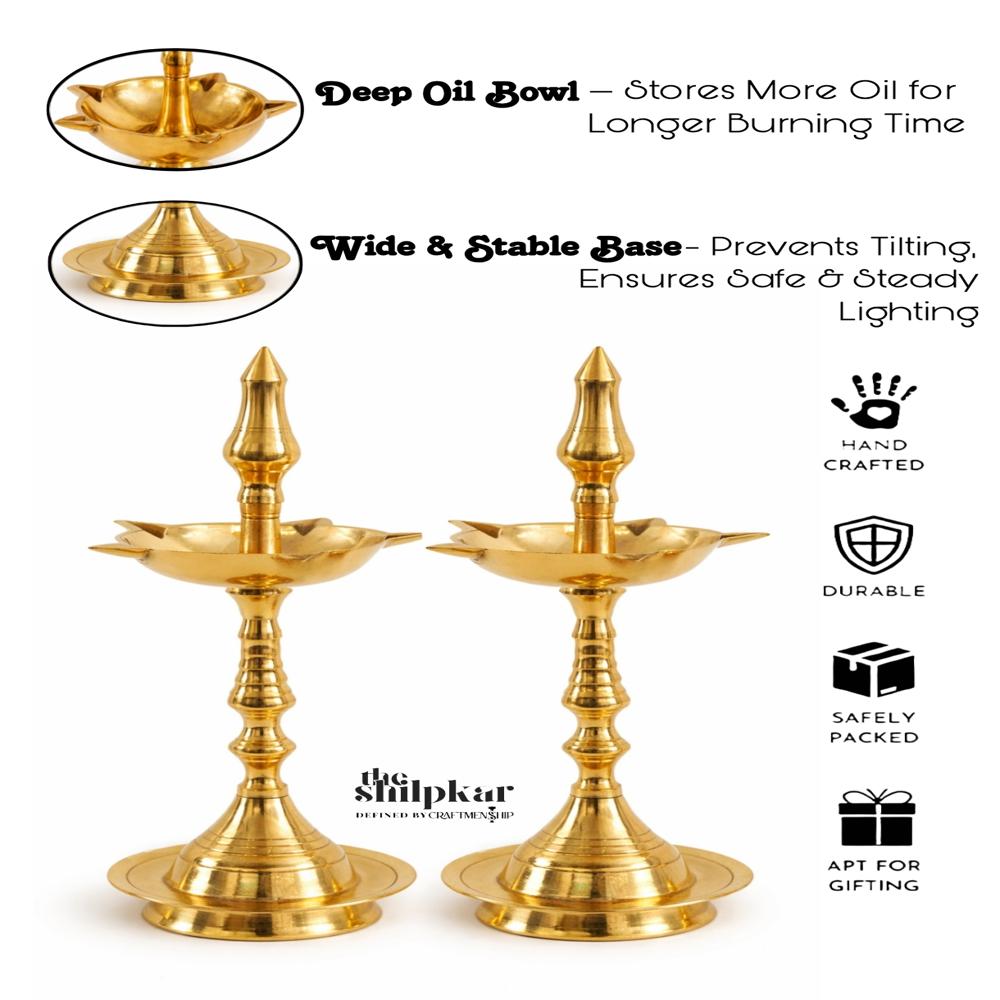 Fancy Diya - Color: Golden