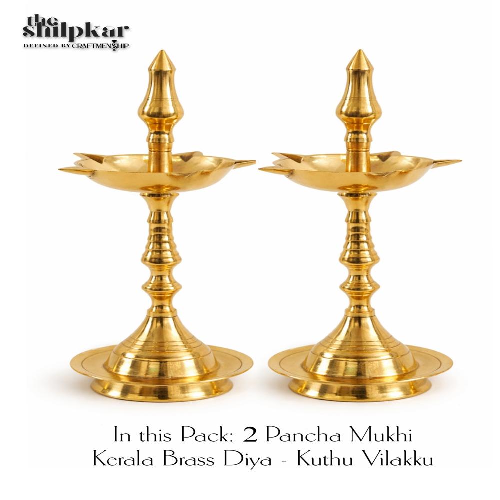Fancy Diya - Color: Golden