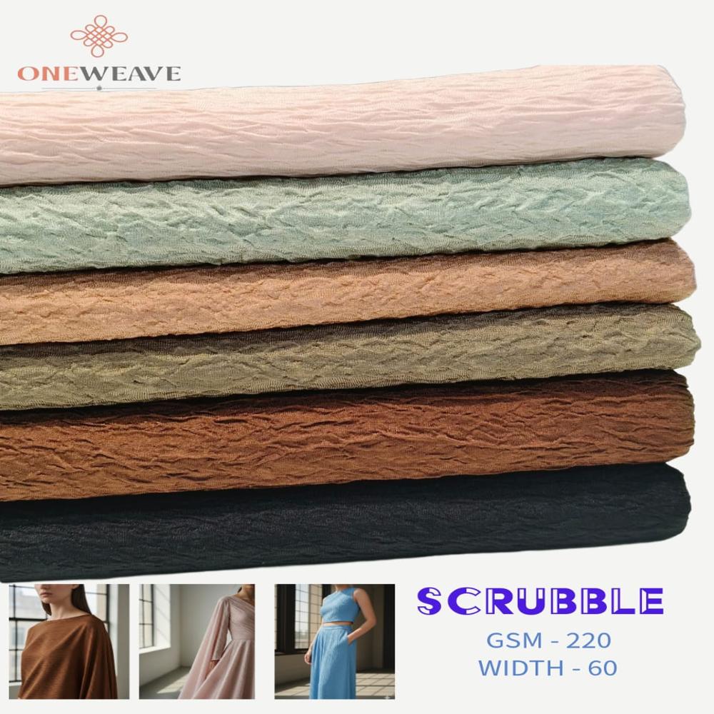 SCRUBBLE CRUSH LYCRA FABRIC