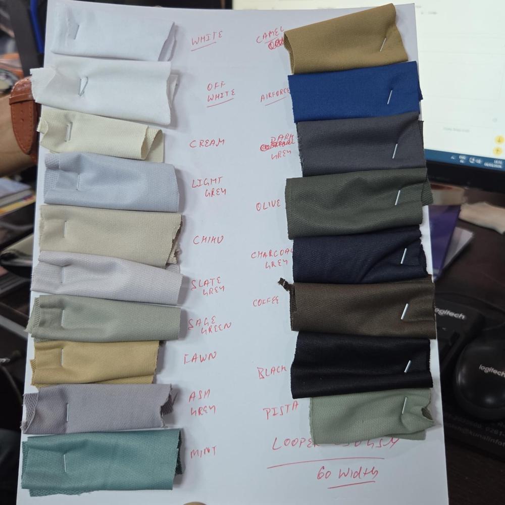 Looper Armani Looper Polyester Lycra Fabric