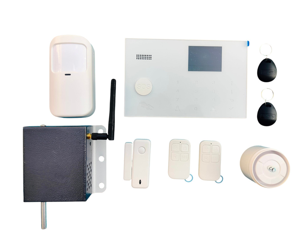 Smart WiFi + GSM Security Alarm System Kit | Wireless Home & Office Anti-Theft Alarm with Mobile App Control