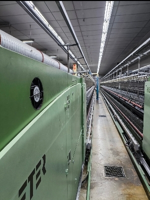 Ring Frames Linked with Winder