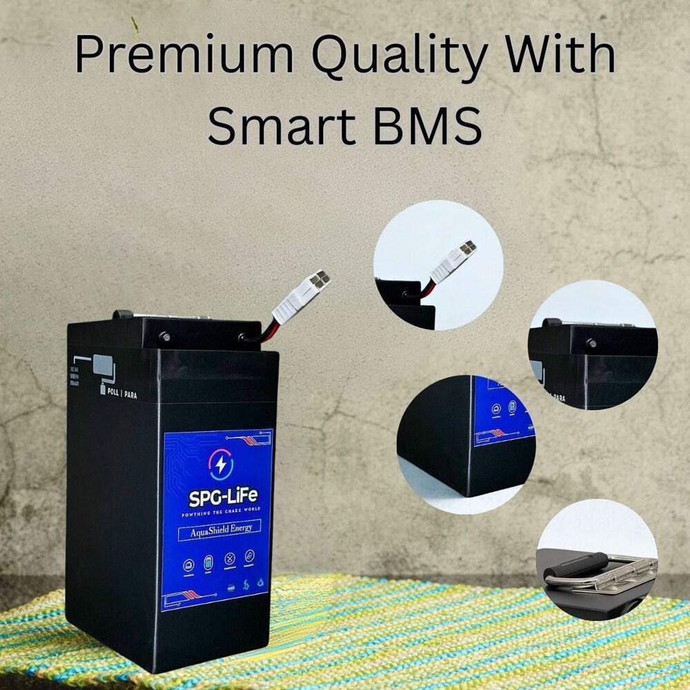 60V 50Ah High Density Li-ion Battery With Integrated BMS Protection