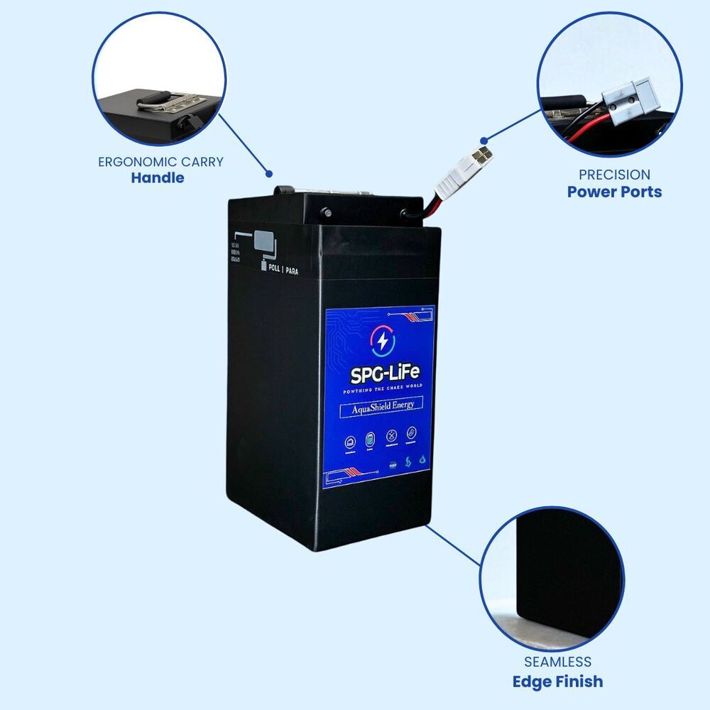 60V 50Ah High Density Li-ion Battery With Integrated BMS Protection