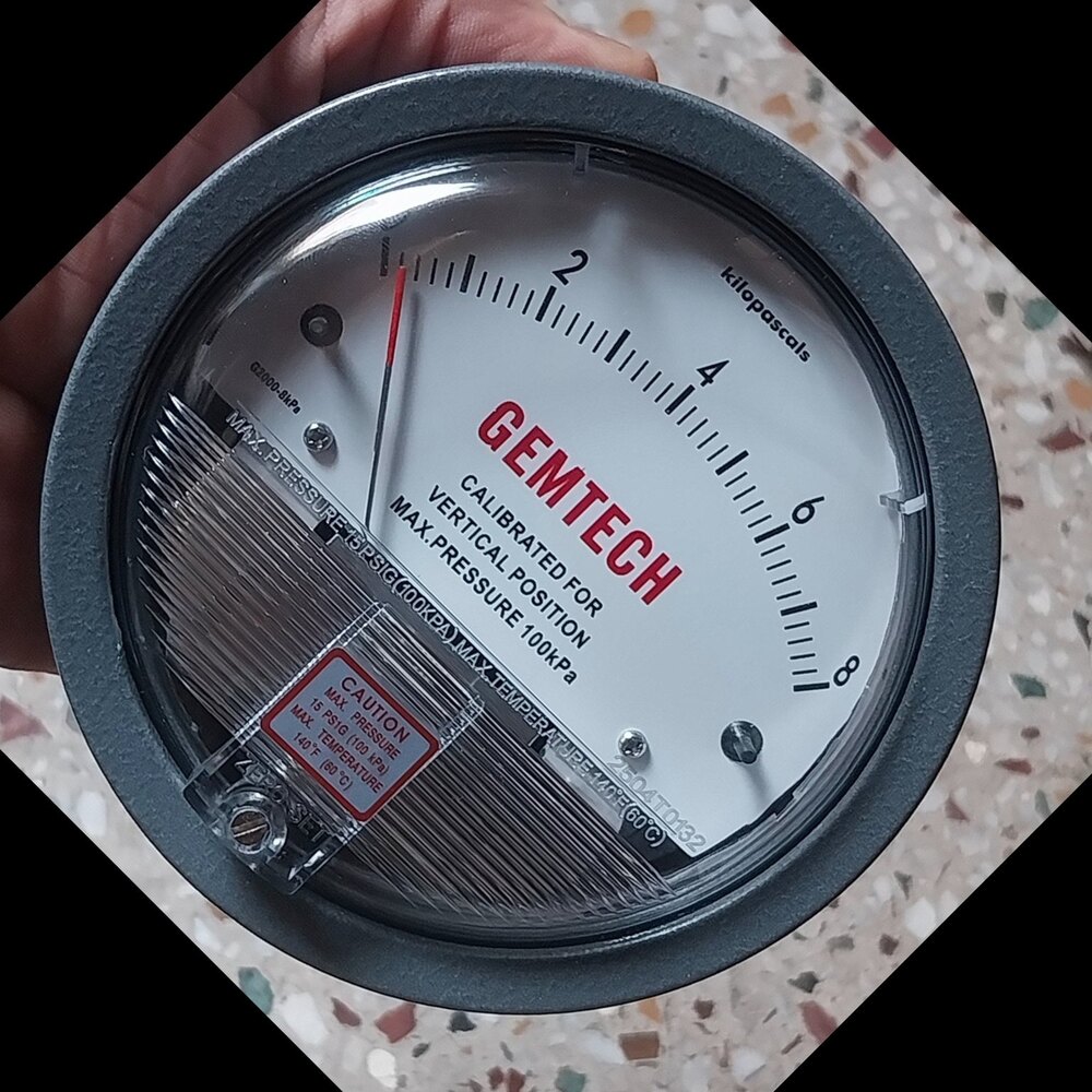 GEMTECH DIFFERENTIAL PRESSURE GAUGE FROM TECHNOCRATS INDUSTRIAL ESTATE HYDERABAD