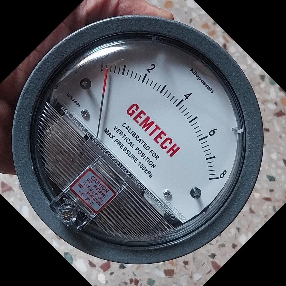 GEMTECH DIFFERENTIAL PRESSURE GAUGE FROM TECHNOCRATS INDUSTRIAL ESTATE HYDERABAD
