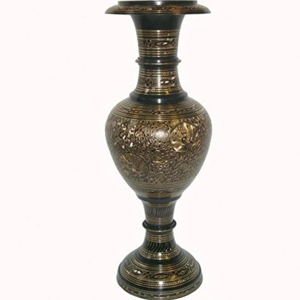 Brass Flower Pot - Color: Golden