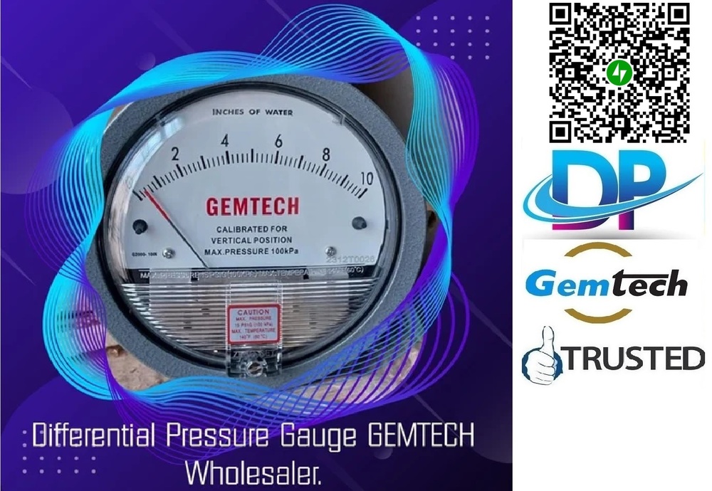 GEMTECH - DIFFERENTIAL PRESSURE GAUGE FROM TECHNOCRATS INDUSTRIAL ESTATE HYDERABAD