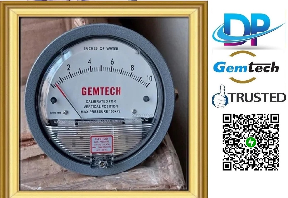 GEMTECH - DIFFERENTIAL PRESSURE GAUGE FROM TECHNOCRATS INDUSTRIAL ESTATE HYDERABAD
