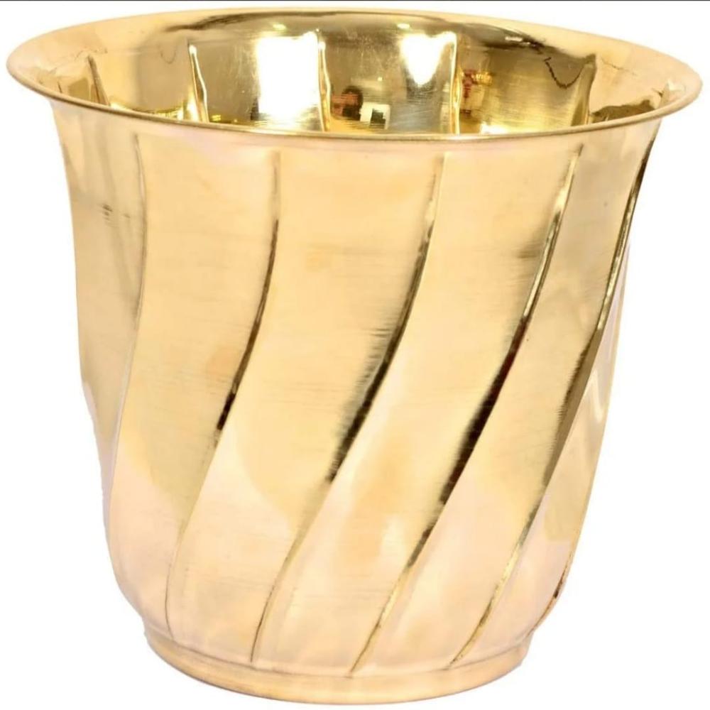 Brass Planter - Color: Golden