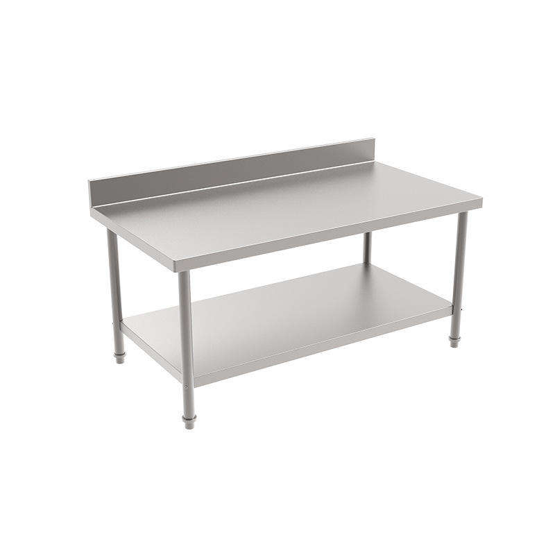 Commercial Kitchen Countertop-Stainless Steel 304 Brushed Matt Finish Corrosion Chemical Resistant 300kg/m Load