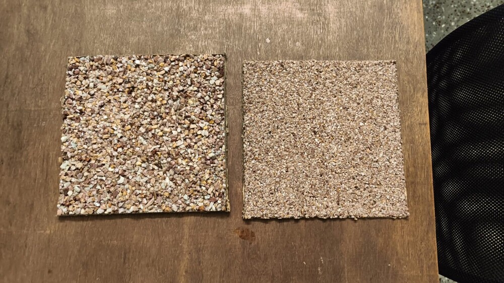 rojo pink color marble stone cheshed chips / terrazzo flooting with epoxy resin bond premium grade flooring