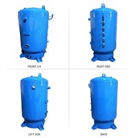 Vertical Air Receiver Tank - Air Flow Capacity: Depends On Connected Compressor