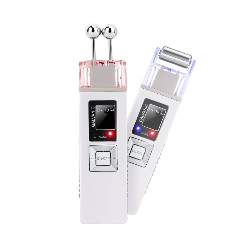 Kostech Mini Portable Galvanic Microcurrent Eye Massager Wrinkle Dark Circles Instrument - Color: White