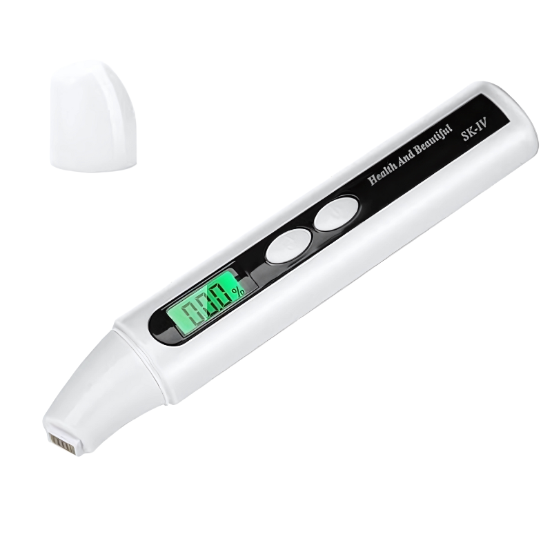 Digital LCD Skin Care Facial Oil Water Moisture Moist Analyzer Monitor Tester