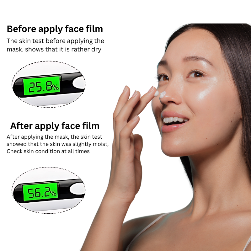 Digital LCD Skin Care Facial Oil Water Moisture Moist Analyzer Monitor Tester