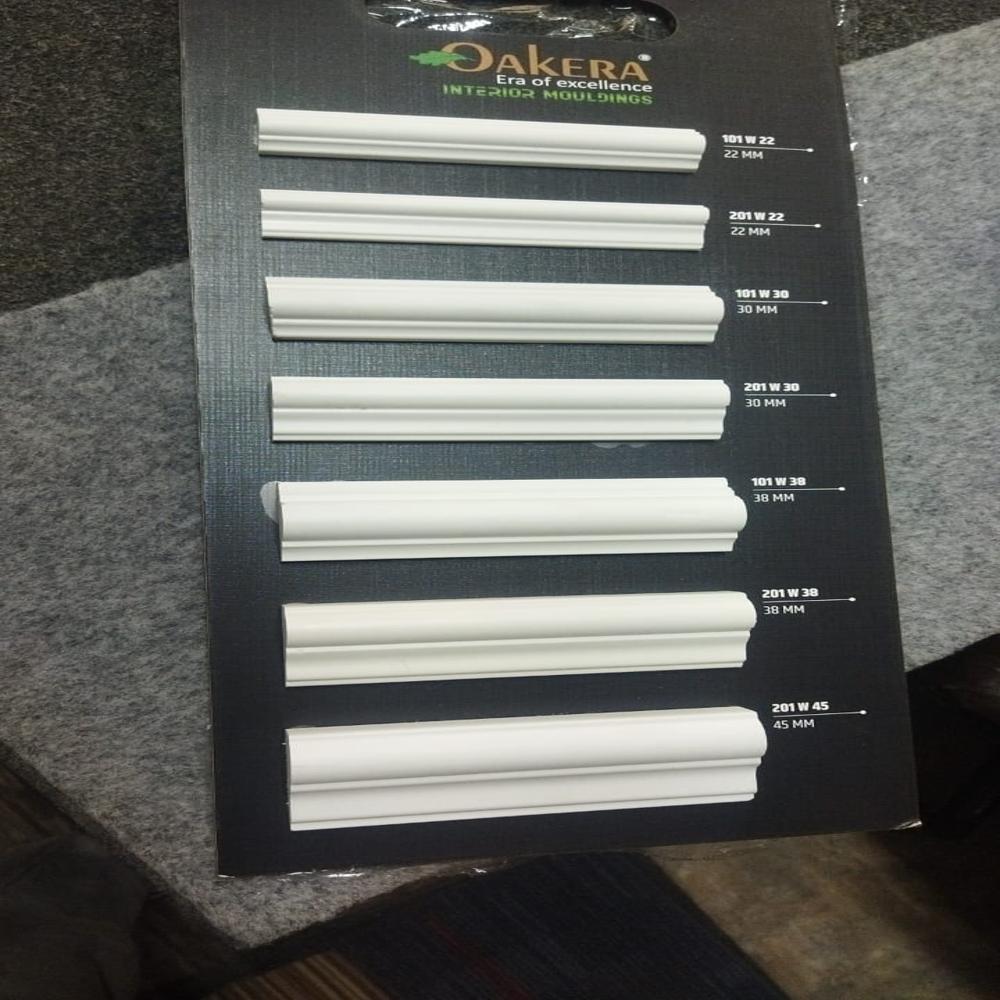 Pvc Wall Moulding - Color: White