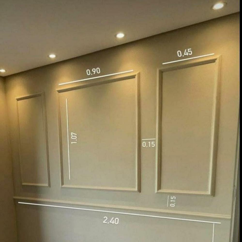 Pvc Wall Moulding - Color: White