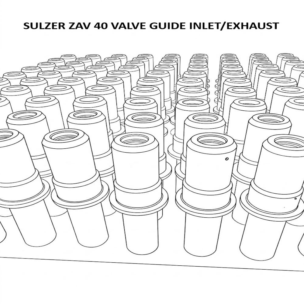 SULZER ZAV 40 Valve Guide Inlet/Exhaust