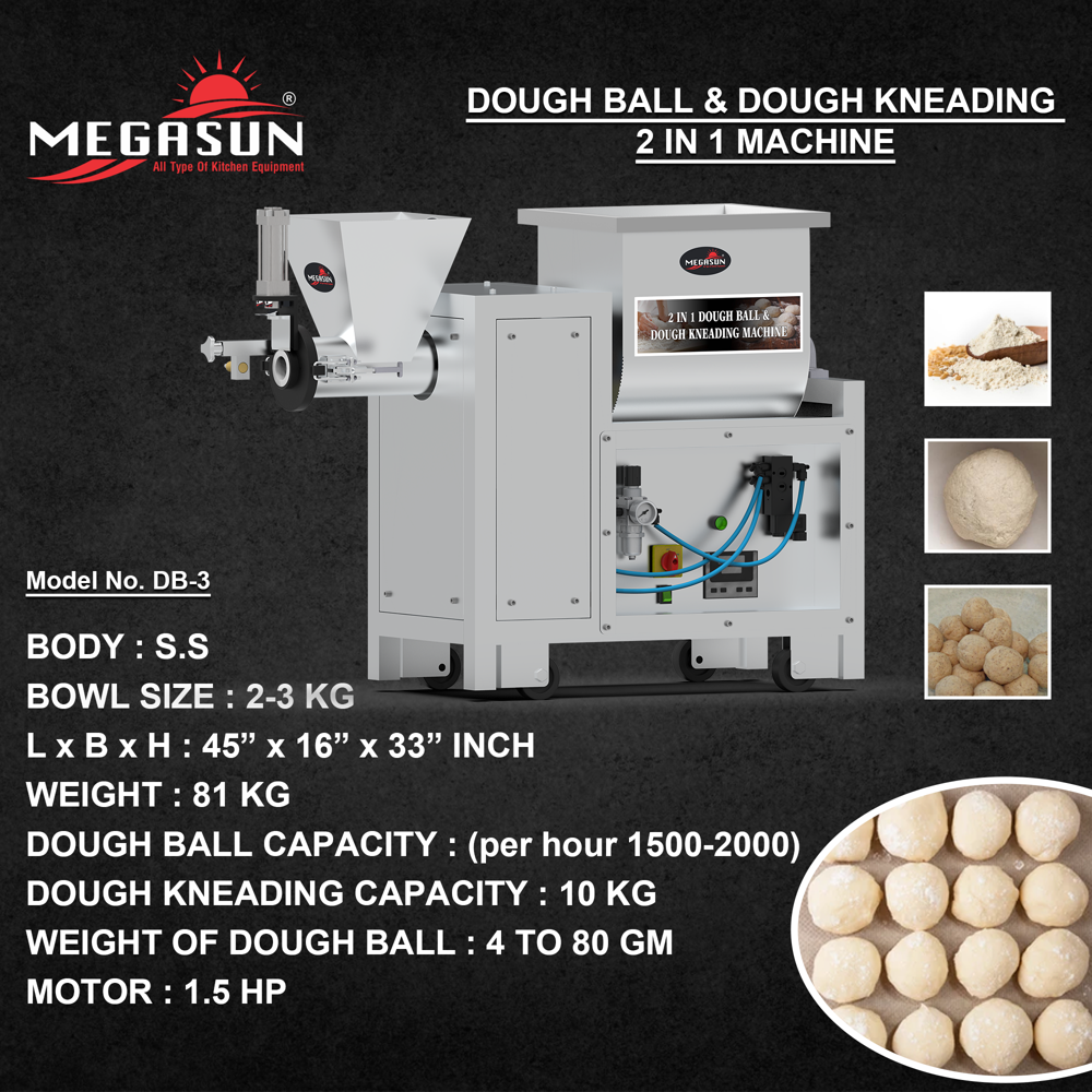 2 in 1 Dough ball & dough kneading
