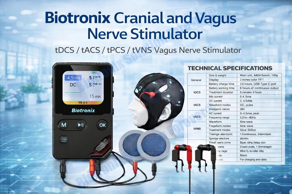 Advanced Electrical Brain And Vagus Therapy Machine