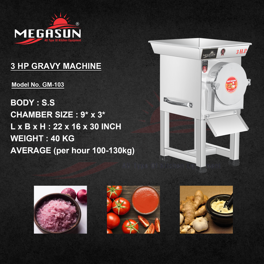 3 Hp Gravy Machine - Automation Grade: Automatic