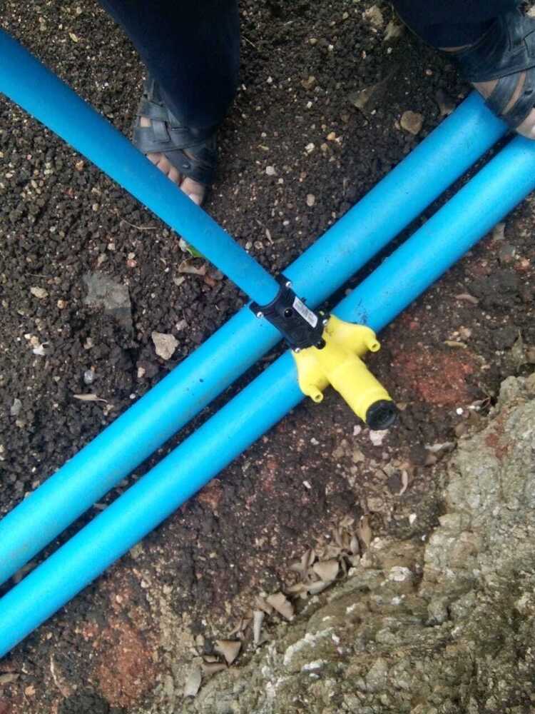 Mdpe Water Pipe - Color: Blue (Standard)