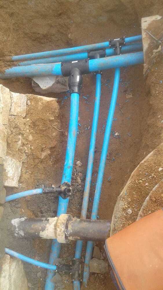 Mdpe Water Pipe - Color: Blue (Standard)