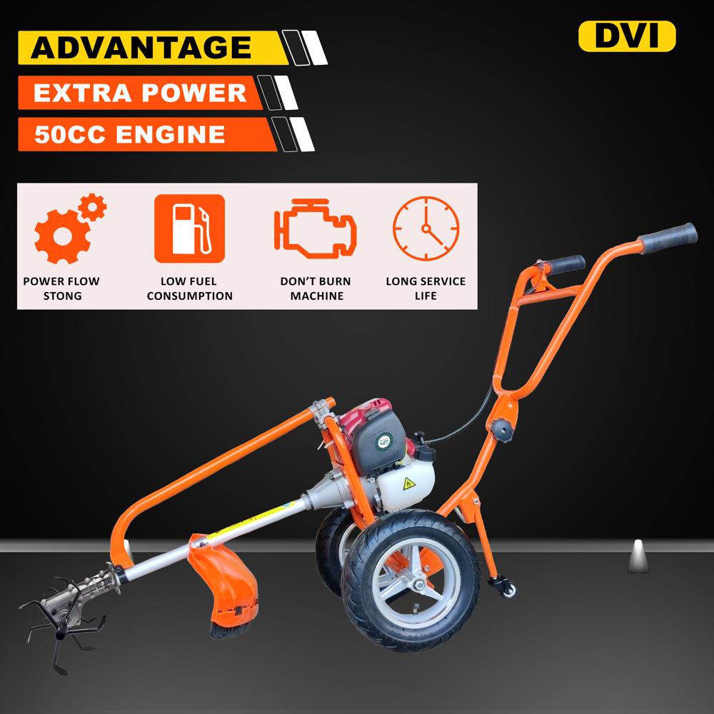 Wheel Type Brush Cutter with Cultivator