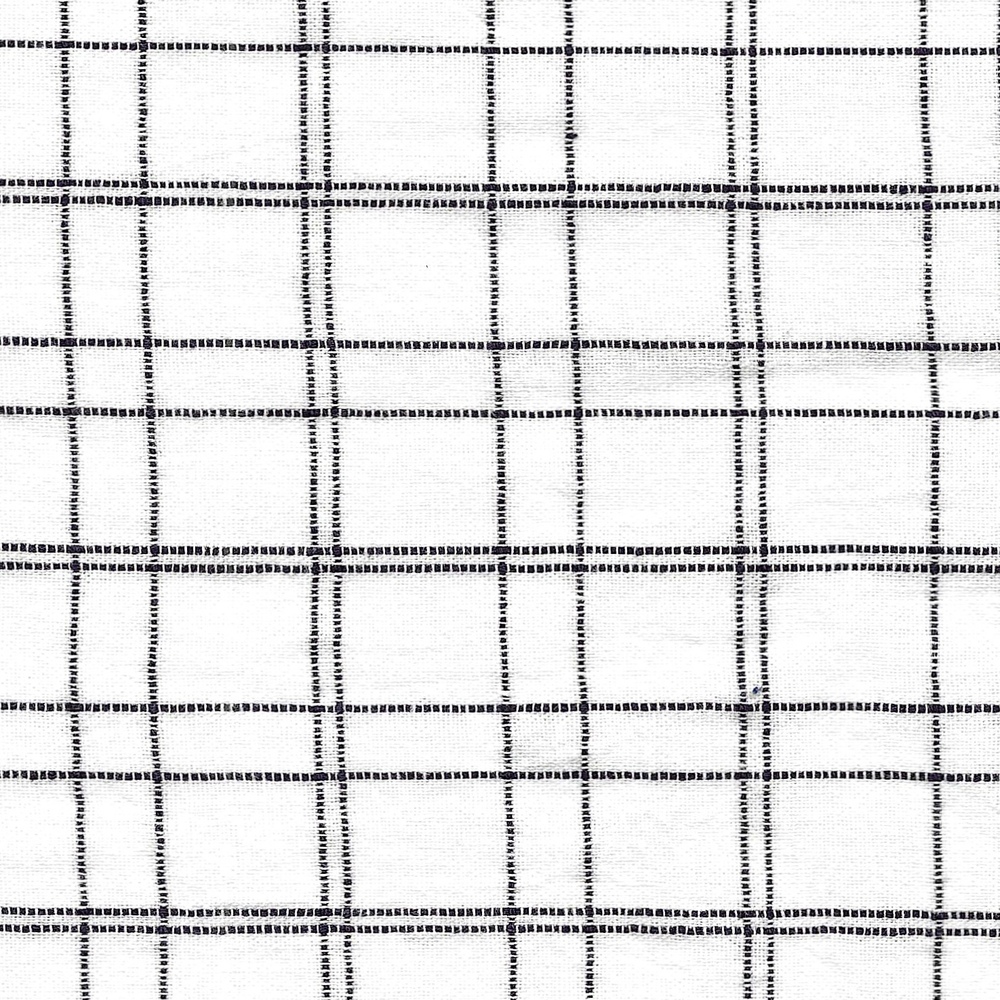 Check Khadi Cotton Fabric